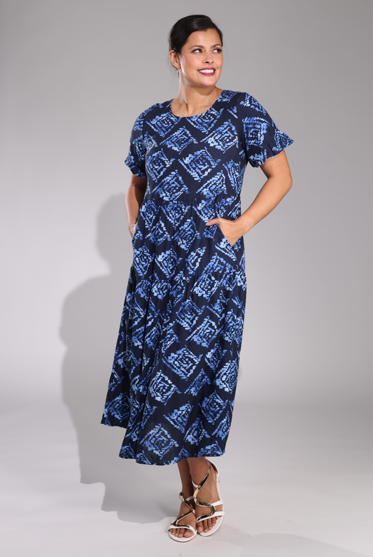 6542C1|BLUE BLACK GEO