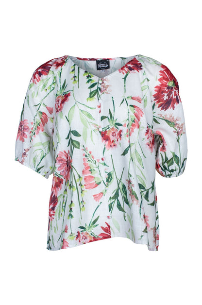 7371C1|PINK GREEN GARDEN