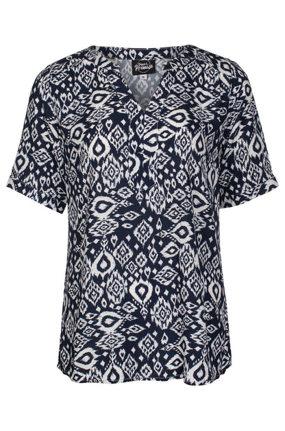 7332C1|NAVY WHITE AZTEC