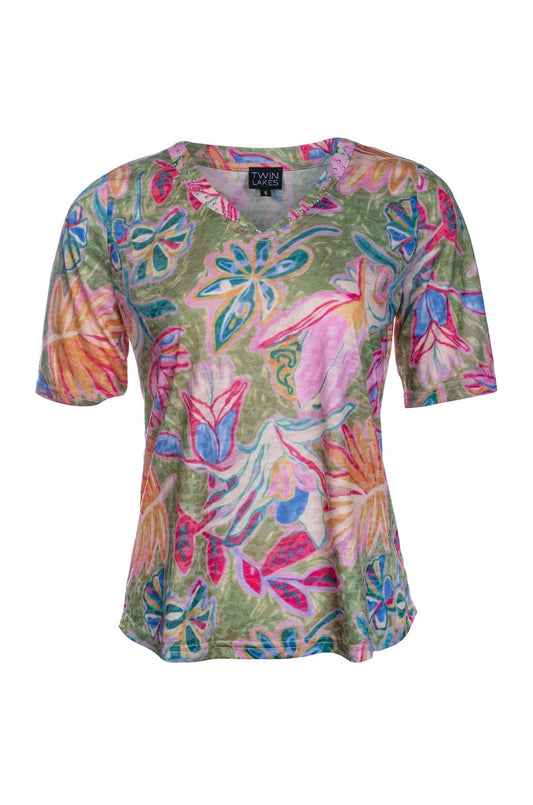 6053C1|APPLE PINK GARDEN