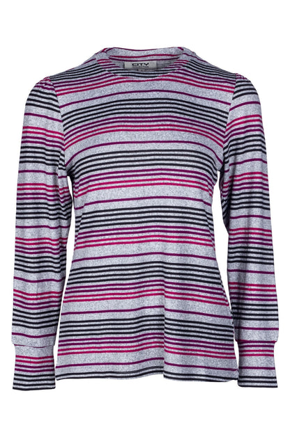 7903B1|PURPLE SILVER STRIPES