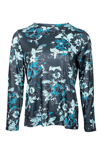 7601D1|BLACK SEAFOAM FLOWER