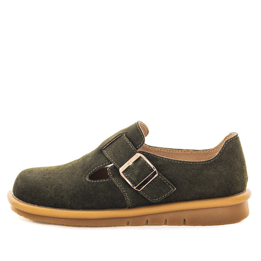CLENDA B1|KHAKI SUEDE
