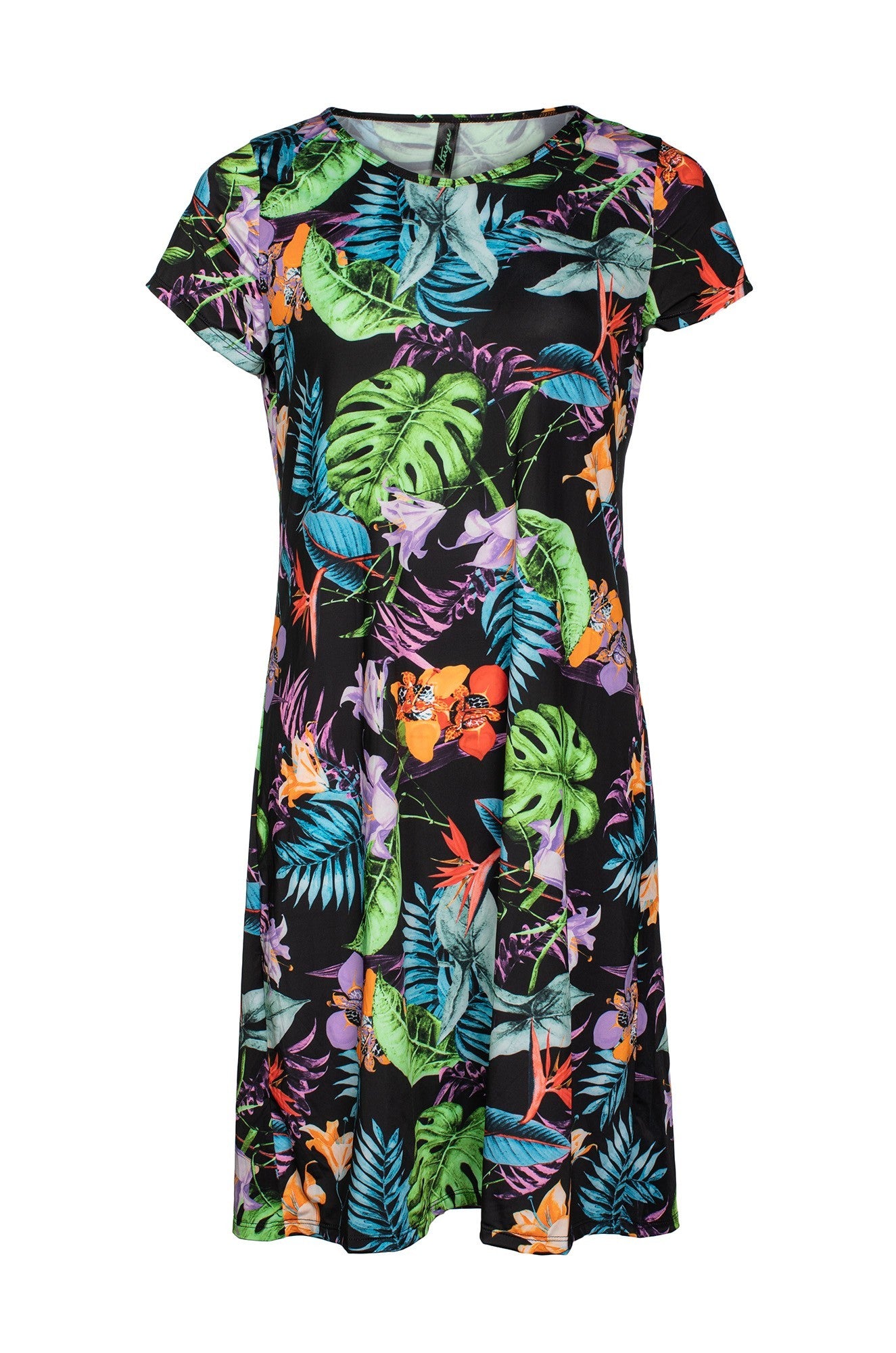 0718C1|BLACK MULTI TROPICS