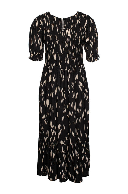 7337C1|BLK TAUPE BRUSHSTROKE