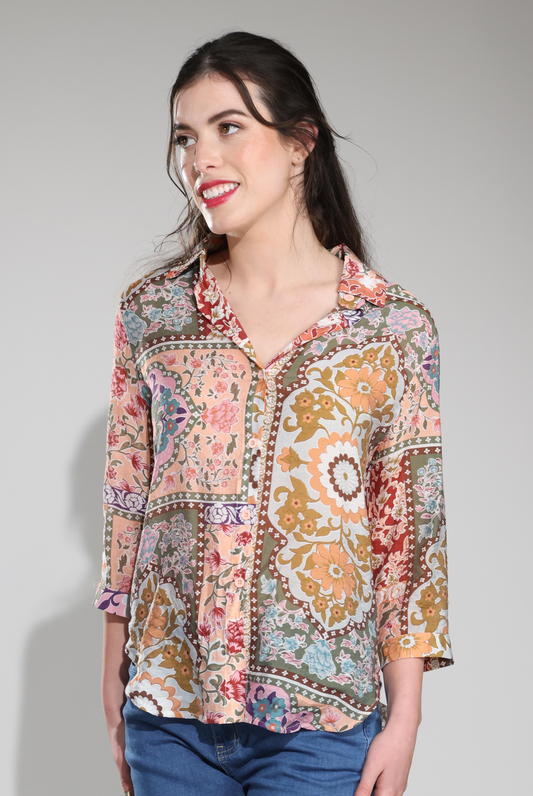 4661C1|ROSE SAGE PATCHWORK