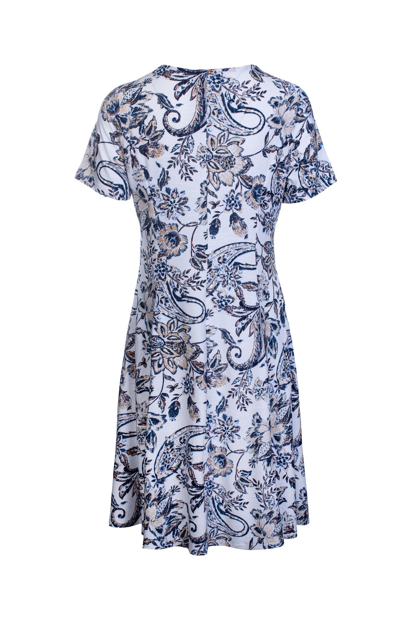 7434C1|INDIGO TAUPE PAISLEY