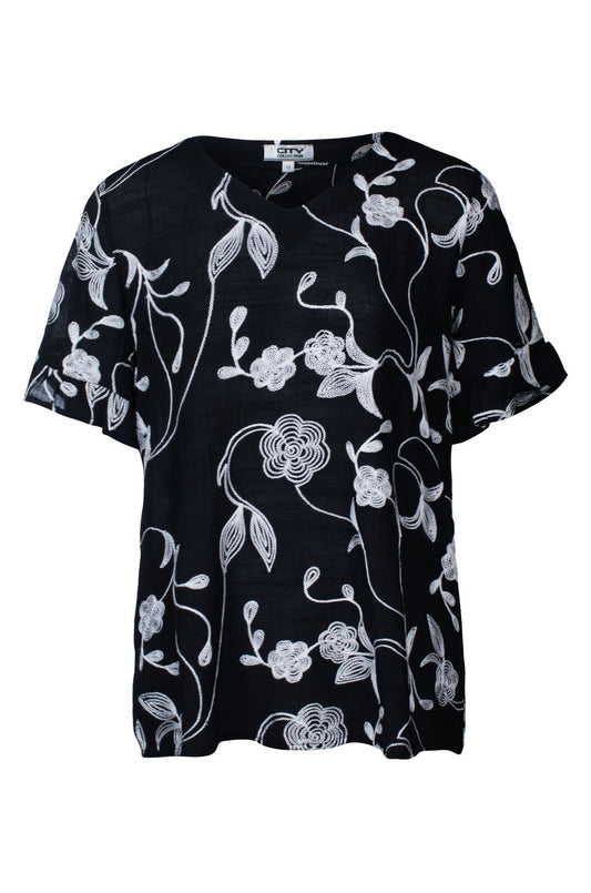 7191C1|BLACK/IVORY