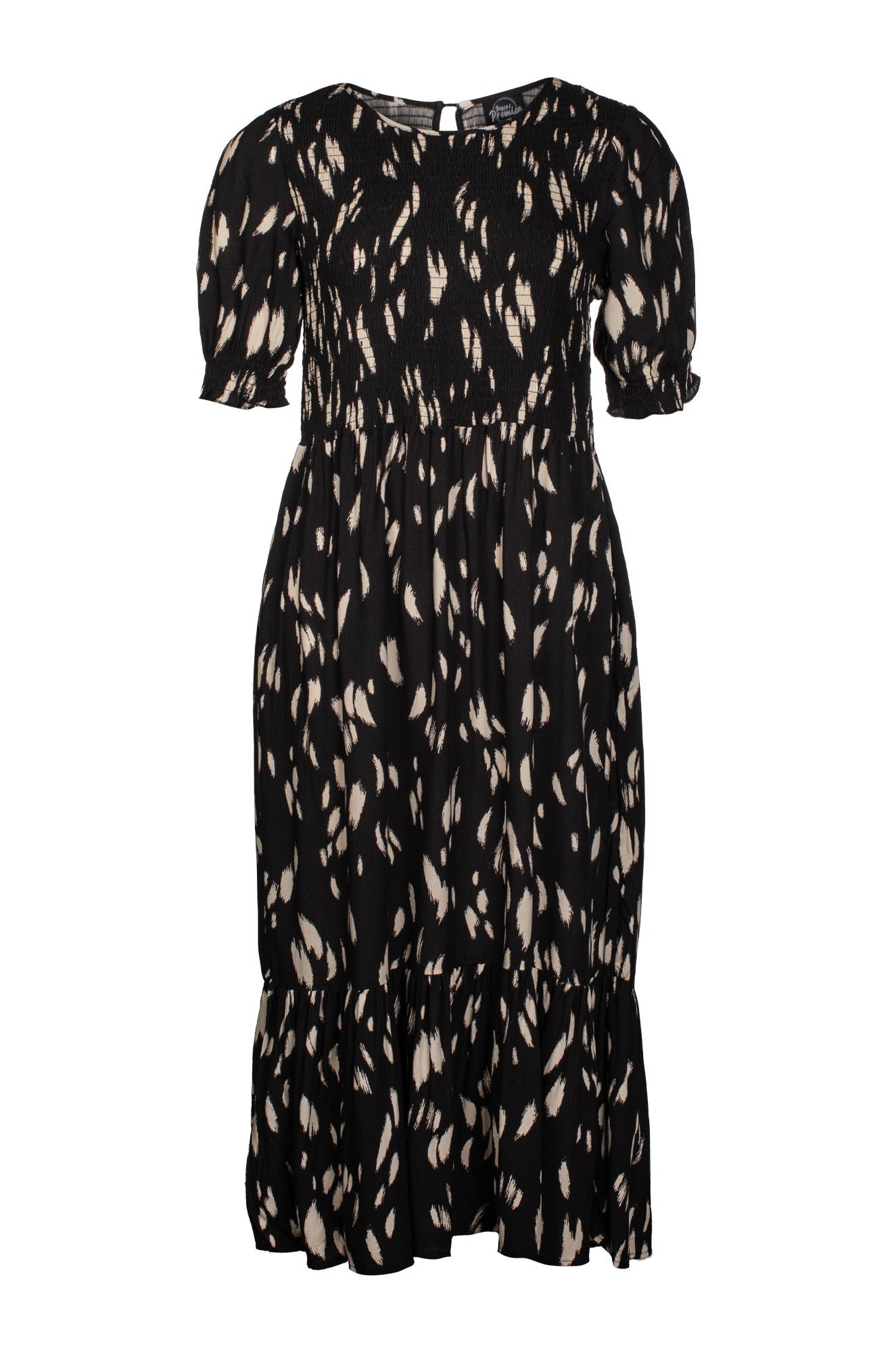 7337C1|BLK TAUPE BRUSHSTROKE