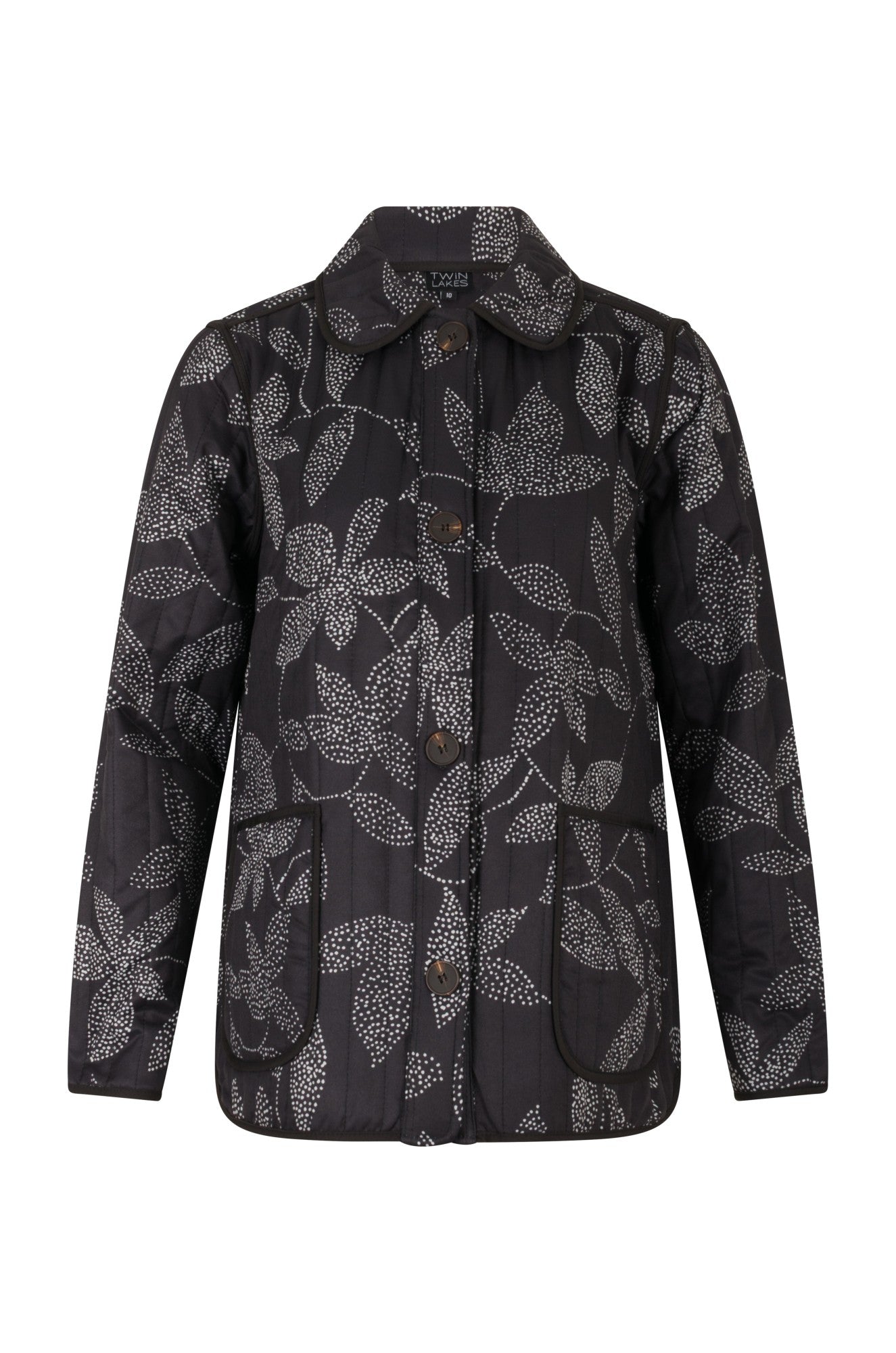 6442B1|BLACK IVORY LEAF