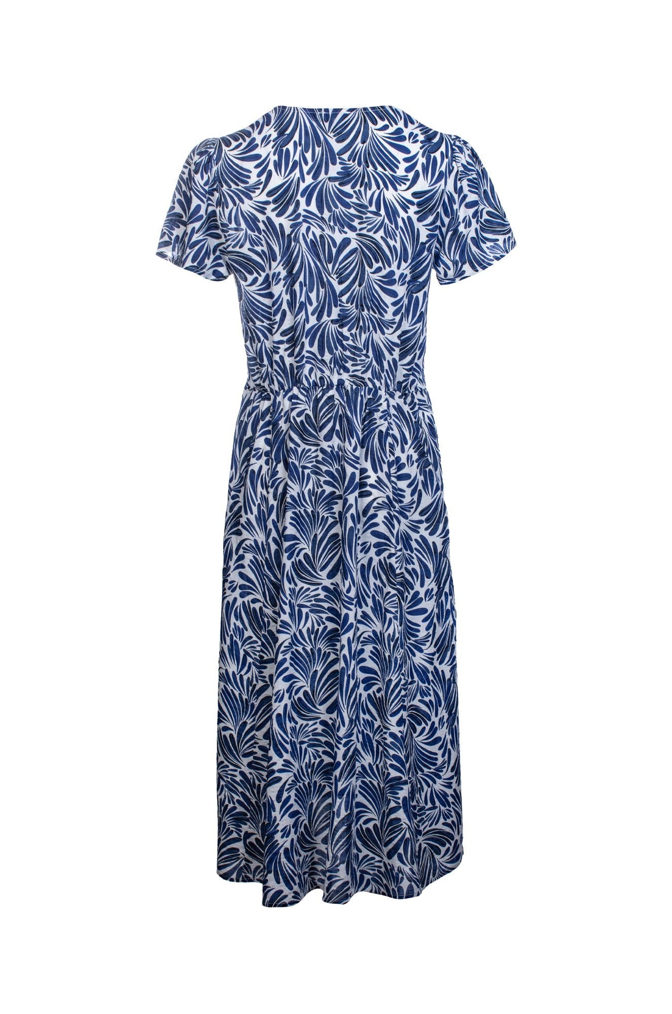 6514C1|INDIGO WHITE PETALS