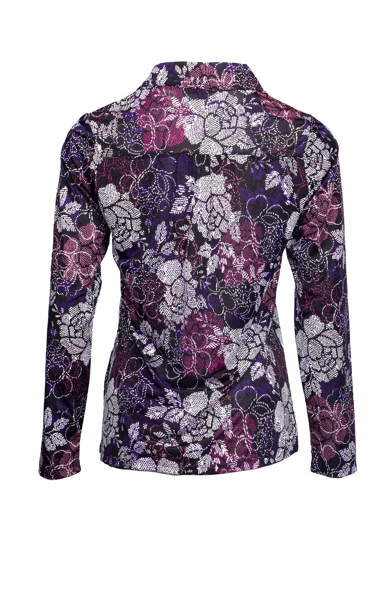 7405D1|PURPLE BLACK FLOWER