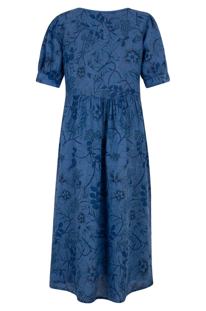 0402C1|DENIM BLUE VINES