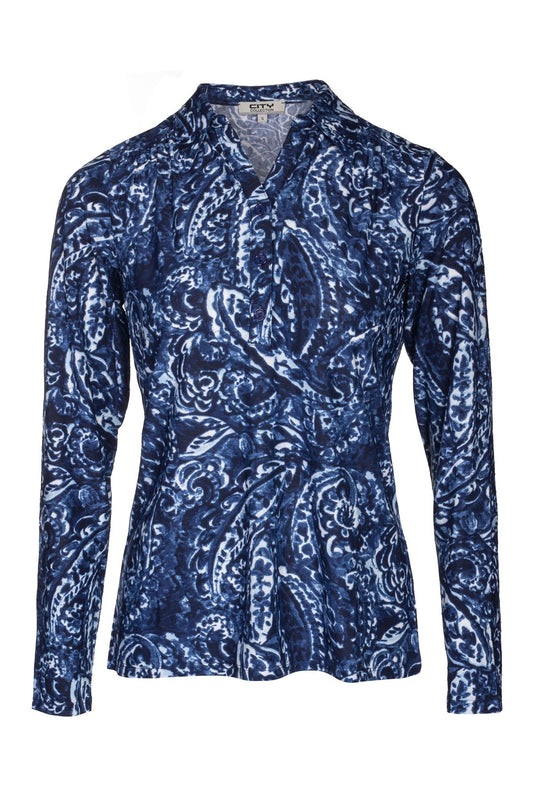 7405B1|NAVY PAISLEY