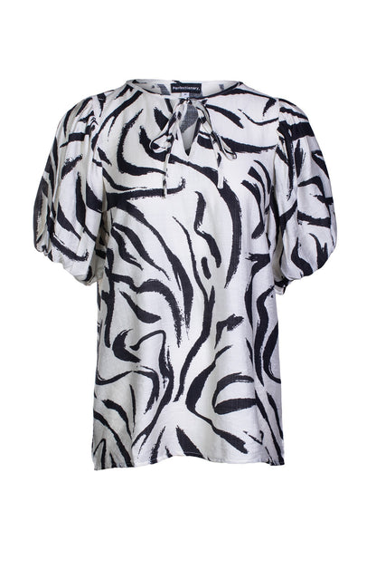 7663C1|BLACK IVORY ABSTRACT