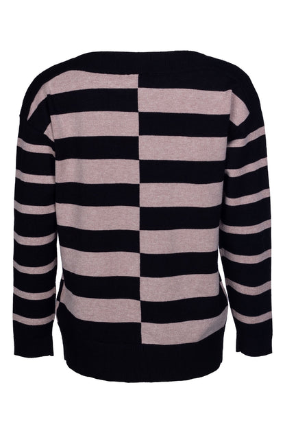 7322B1|BLACK/OATMEAL