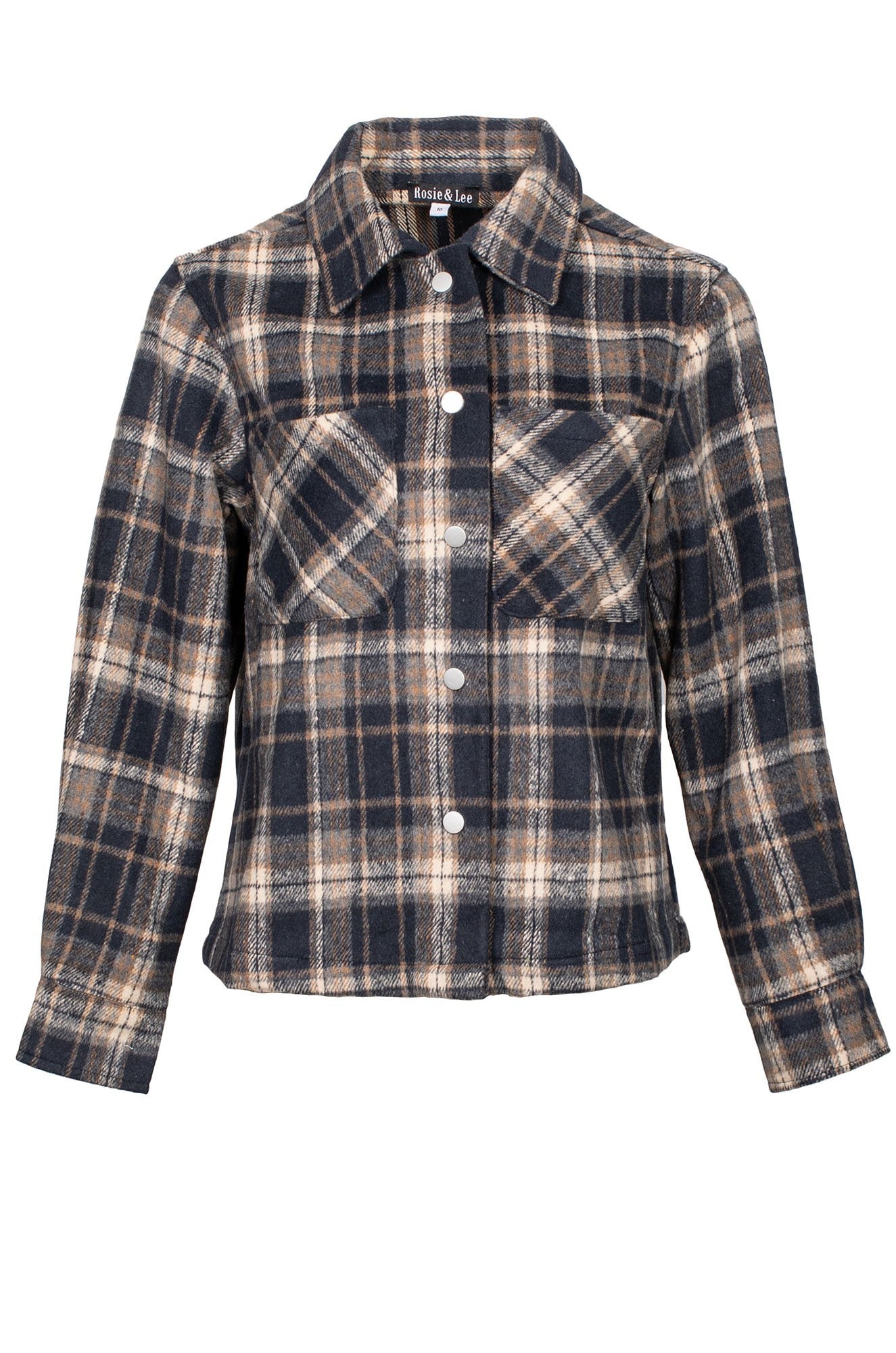 6031D1|NAVY IVORY CHECKS
