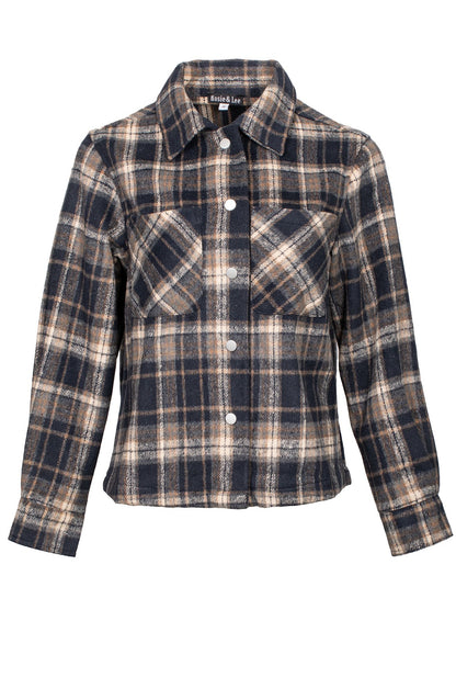 6031D1|NAVY IVORY CHECKS