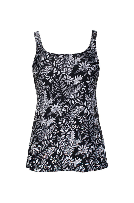 0711C1|BLACK WHITE FERN