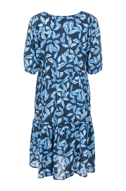 6533C1|NAVY LEAVES