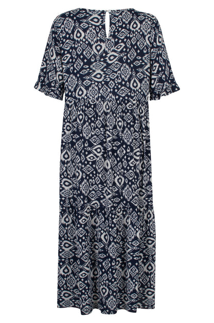 7338C1|NAVY WHITE AZTEC