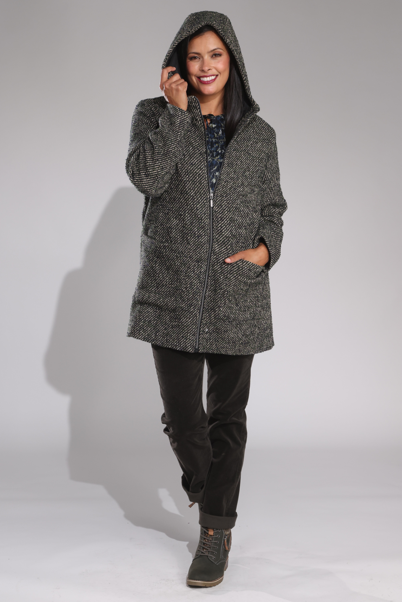 8014B1|NAVY OLIVE TWILL