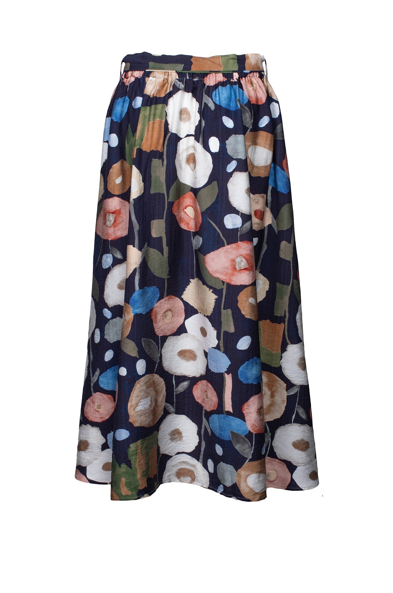 7668D1|NAVY MULTI POPPY