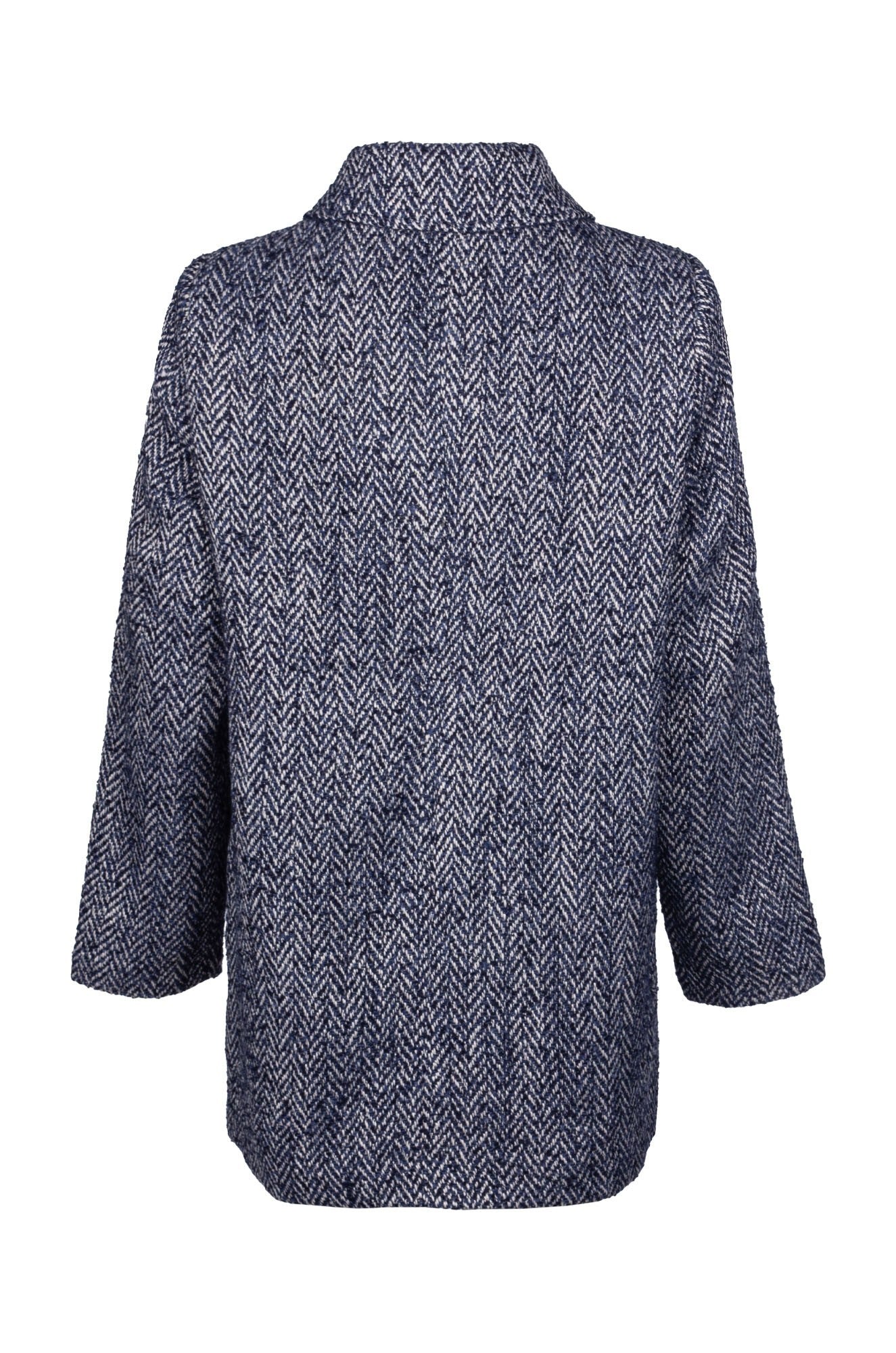 8031B1|INDIGO HERRINGBONE