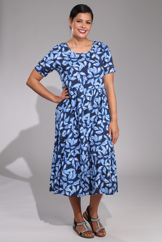 6532C1|NAVY LEAVES