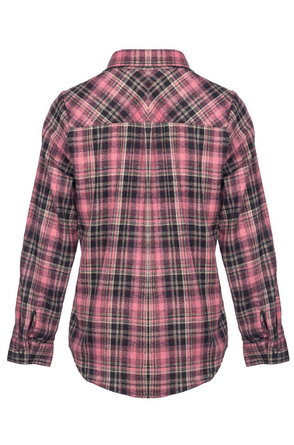 6351D1|ROSE BLACK CHECKS