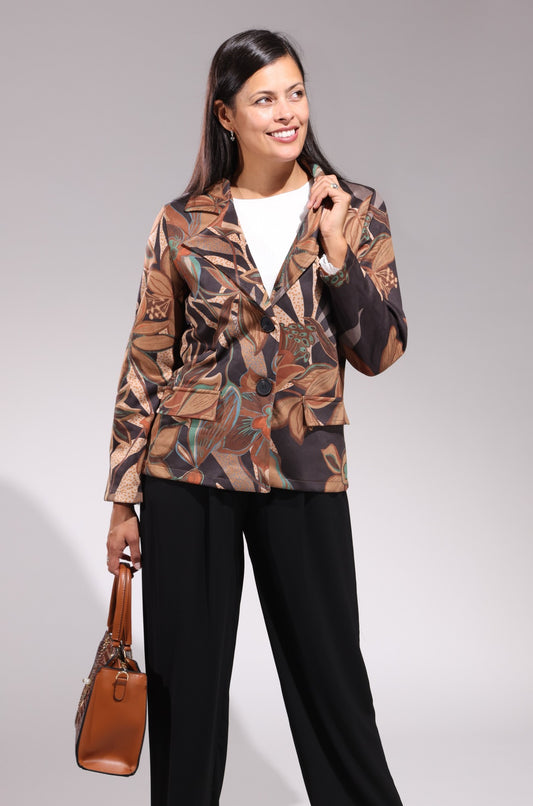 0206BR|BLACK MULTI FLORAL