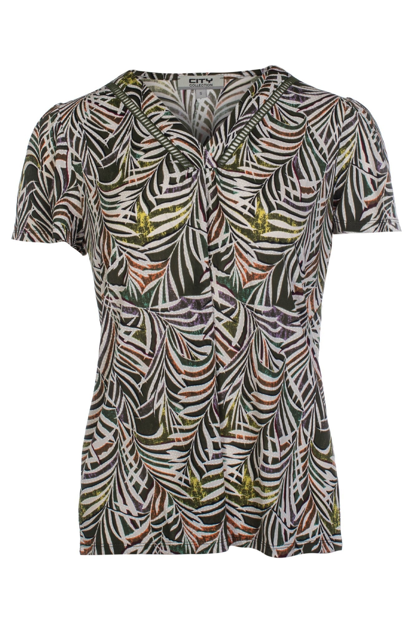 7405C1|OLIVE JUNGLE PUFF