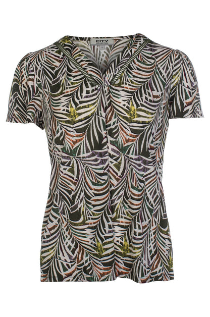 7405C1|OLIVE JUNGLE PUFF