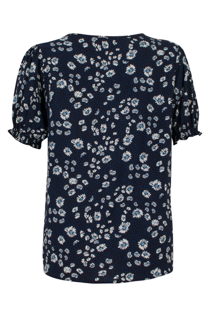 7331C1|NAVY WHITE DAISY