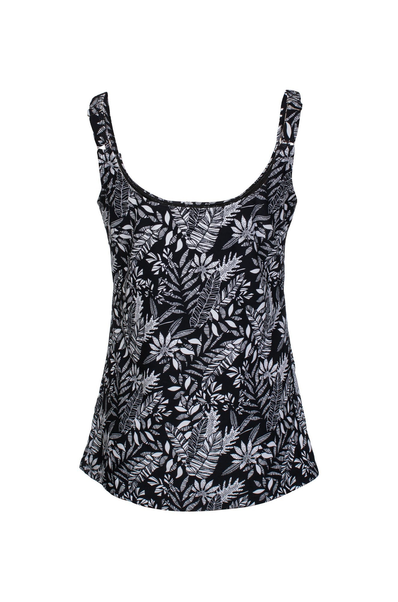 0711C1|BLACK WHITE FERN