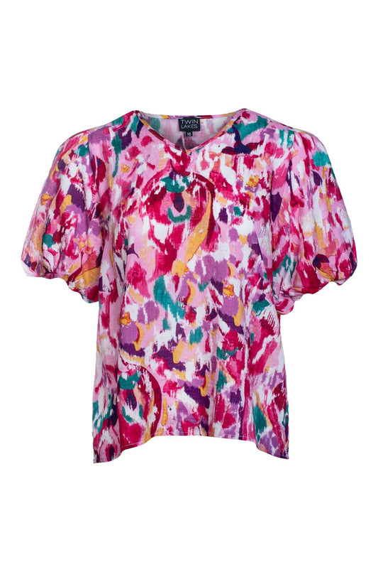 6516C1|PURPLE PINK ABSTRACT