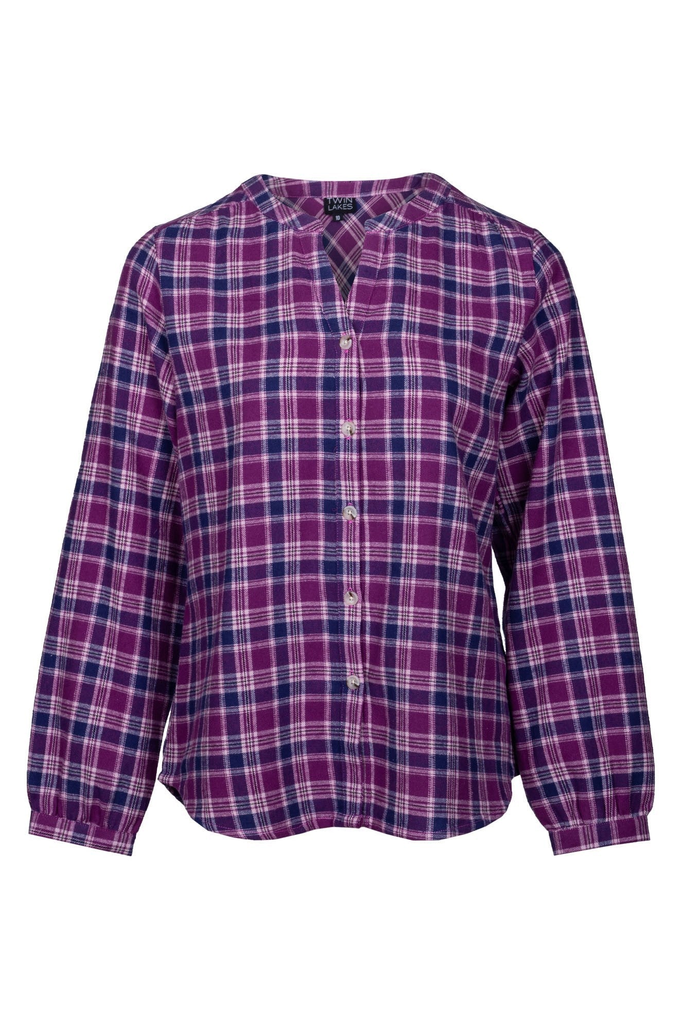 6354B1|MAGENTA NAVY CHECK