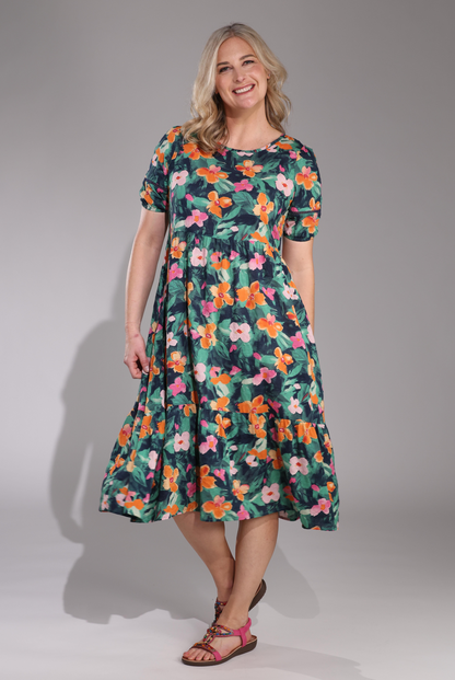 6532C1|ORANGE PINK PETALS