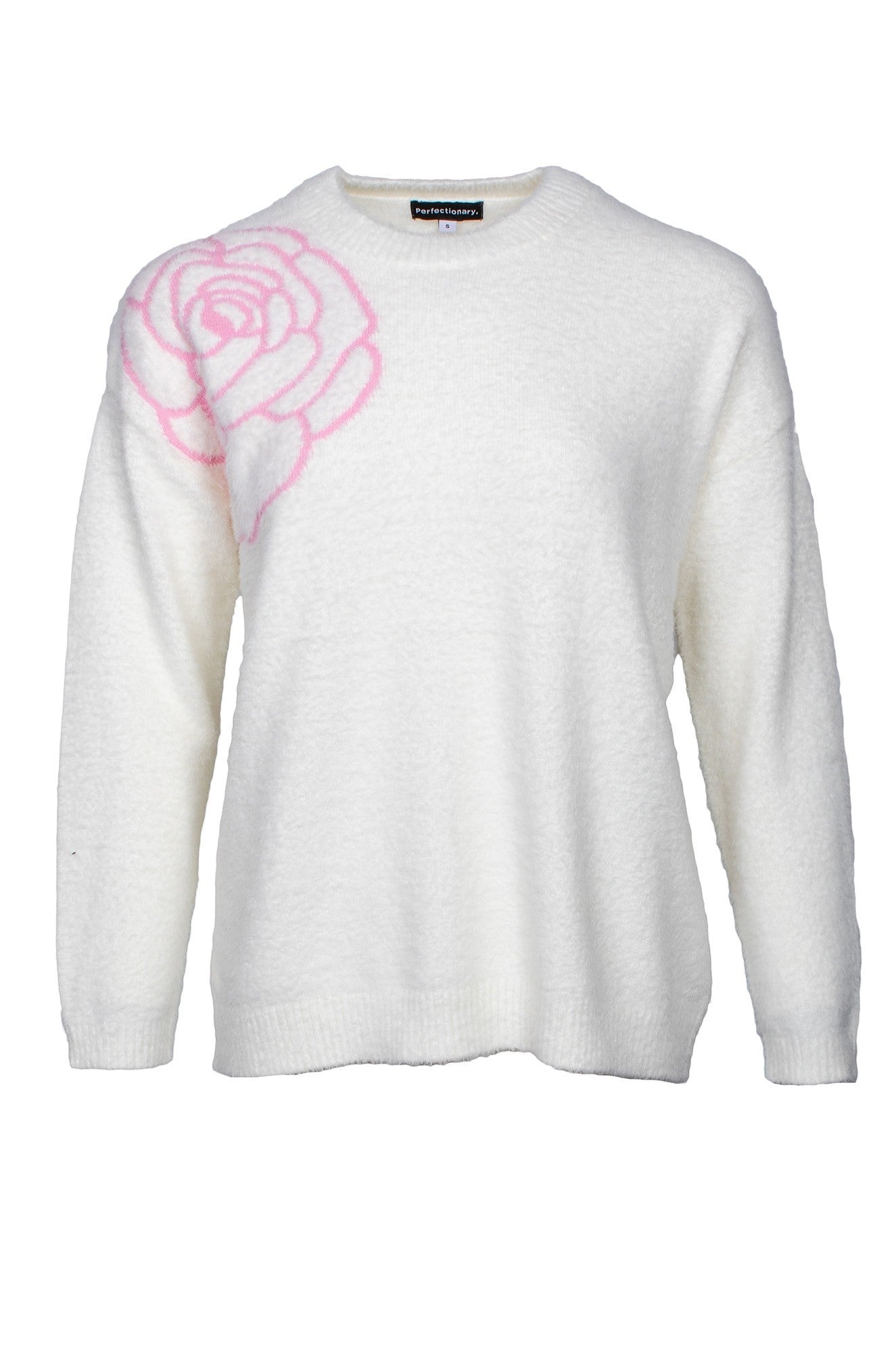 4662D1|PINK ON IVORY ROSE
