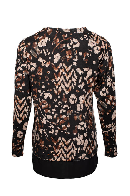 7911D1|BLACK CHOC ABSTRACT
