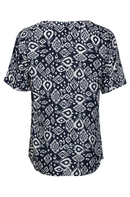7332C1|NAVY WHITE AZTEC