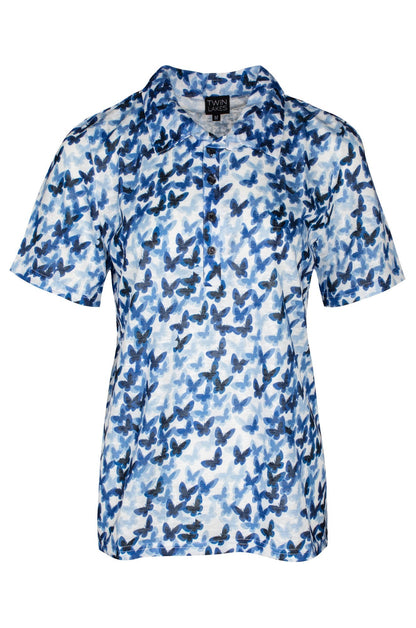 6803C1|BLUE BUTTERFLIES