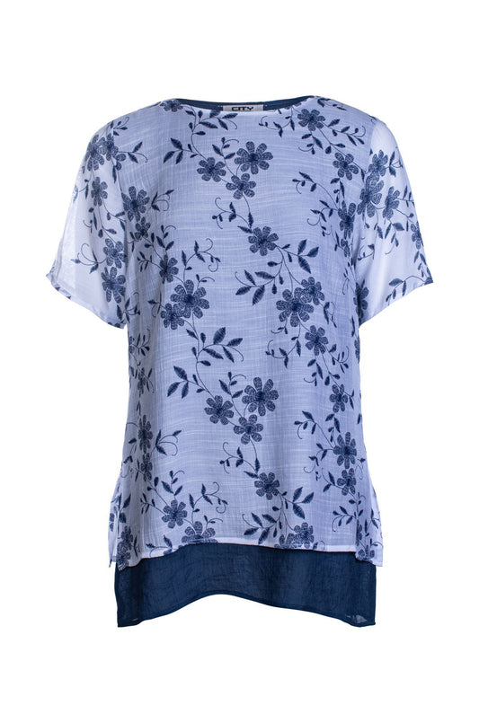 7181C1|WHITE/NAVY