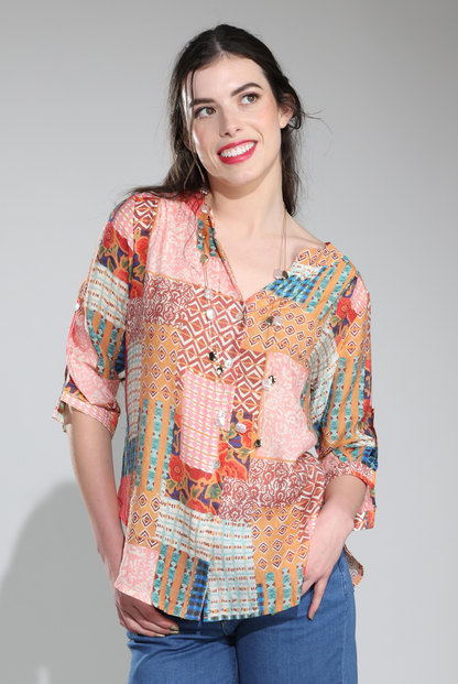 4664C1|ROSE BUD PATCHWORK