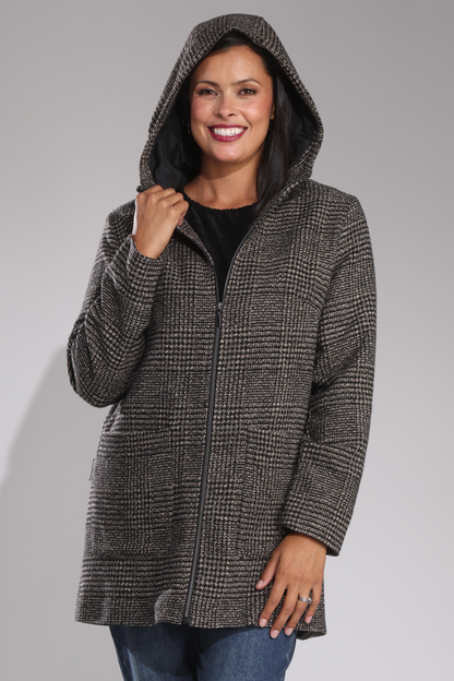 8014B1|MOCHA BLACK CHECK