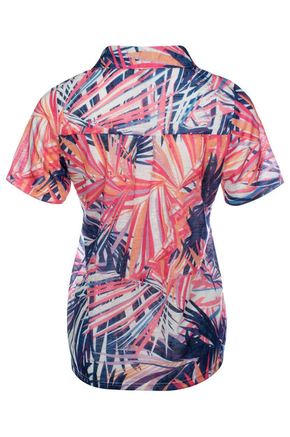 6804C1|INDIGO PINK PALMS