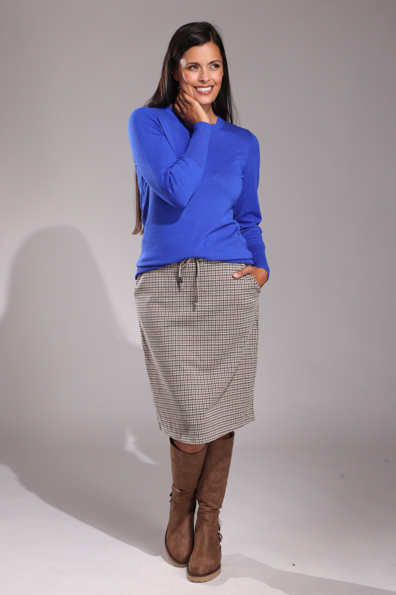 7811BR|NAVY/MOCHA