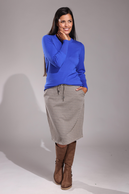 7811BR|NAVY/MOCHA