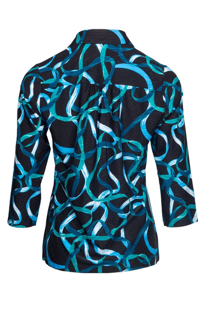 9122D1|JADE NAVY RIBBON