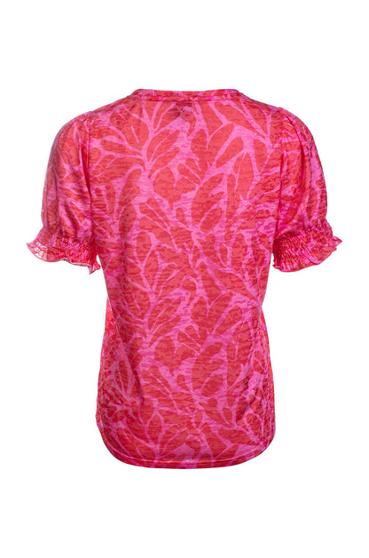 6055C1|CERISE RED LEAF